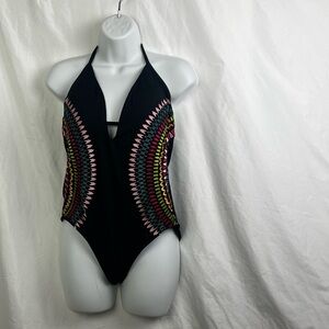 Laundry by Shelli Segal one piece swim bathing suit size large